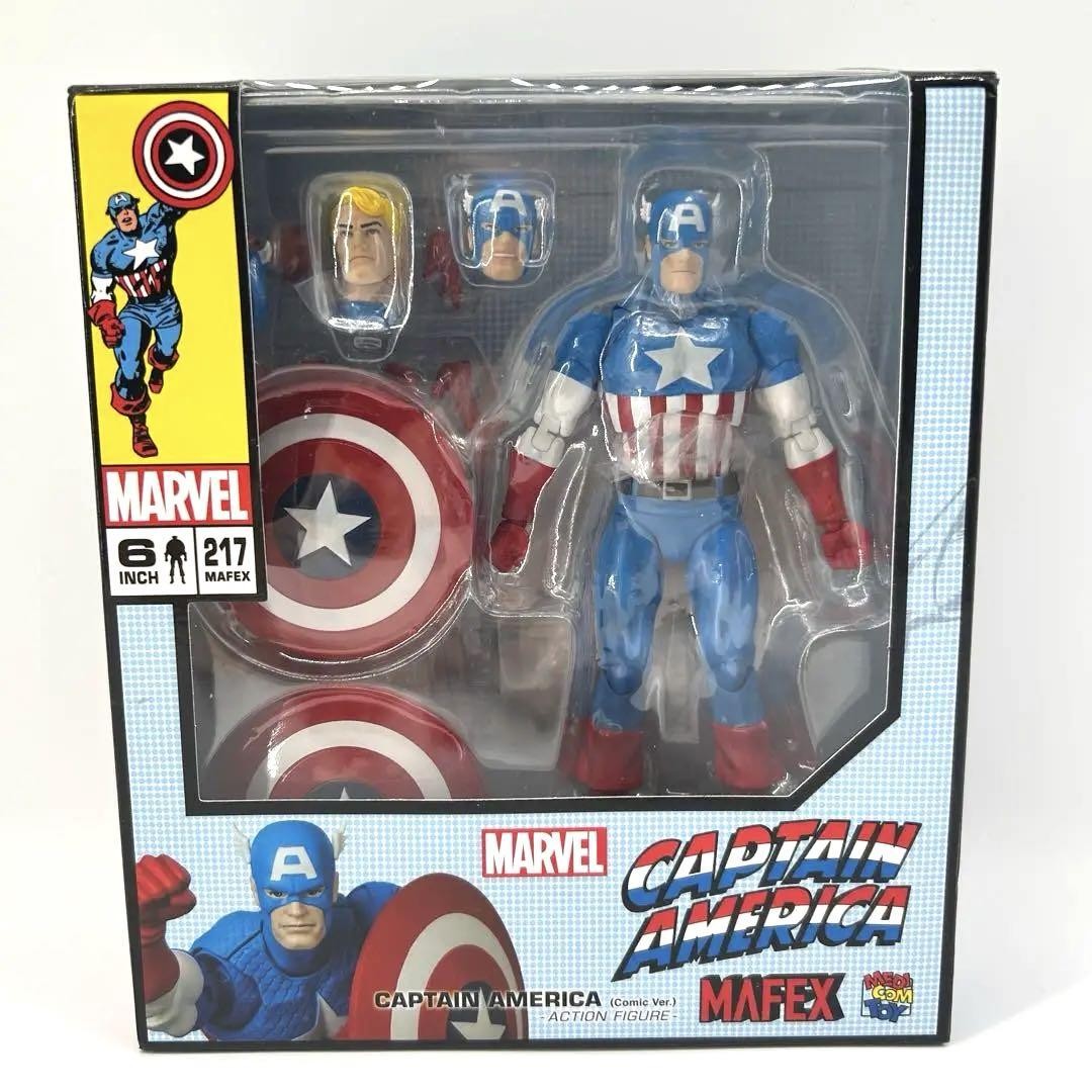 MAFEX CAPTAIN AMERICA(COMIC Ver.) フィギュア MAFEX Captain America (COMIC Ver.) Japan version | PREMIUM