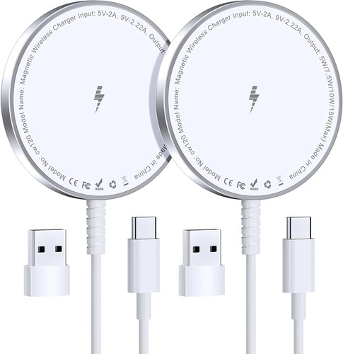 Magnetic Wireless Charger for iPhone: Compatible with Magsafe iPhone...