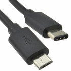 USB C Type Male Plug to Micro B Data Sync & Charge Cable 1m/2m