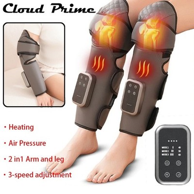 Cordless Leg Massager Air Compression Heat Therapy Pain Relief Circulation