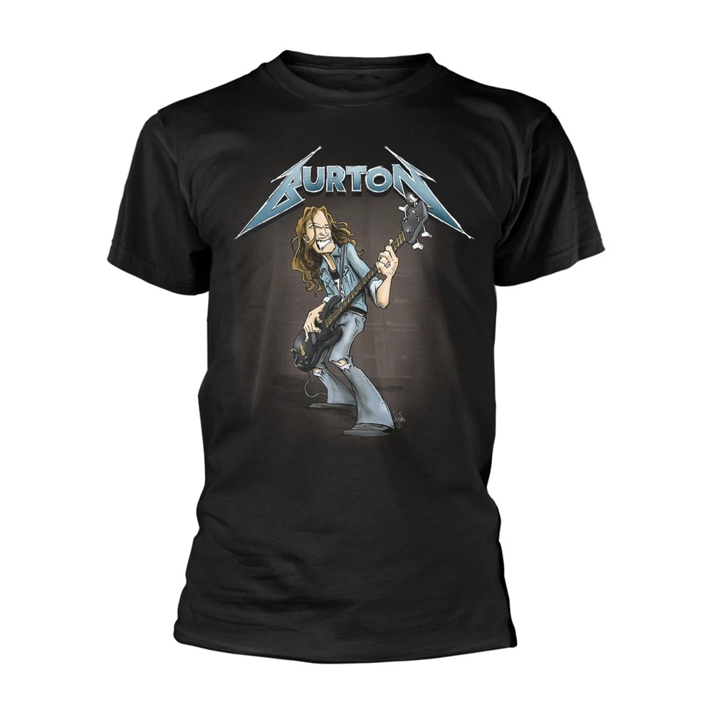 METALLICA - CLIFF BURTON SQUINDO STACK BLACK T-Shirt Large