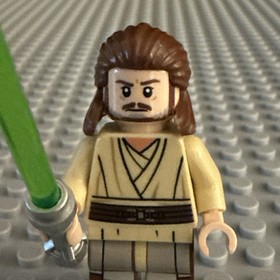 Lego Star Wars Qui-Gon Jinn Minifigure From Set 75169 Jedi Knight