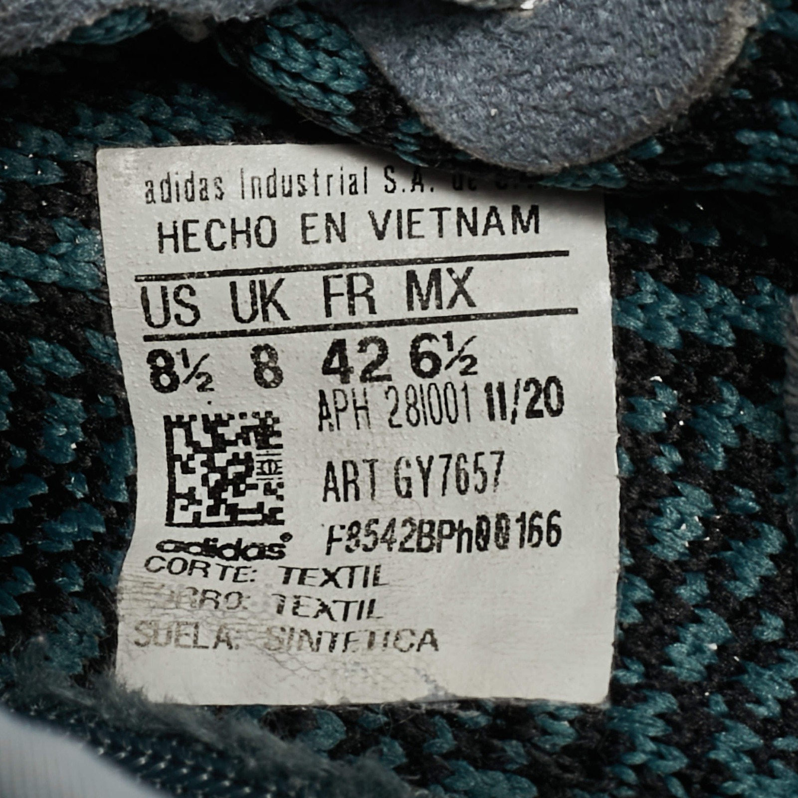 Yeezy x Adidas Boost 350 V2 Ash Blue Size 42 Multicolor Knit Fabric Low Top thumbnail 8