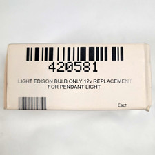 Edison LED Filament Candle Bulb Clear Glass 12V Lamp Bulb For Pendant Light
