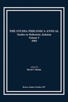 David T. Runia | The Studia Philonica Annual V, 1993 | Taschenbuch | Englisch