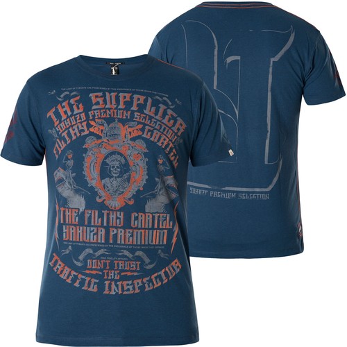 YAKUZA PREMIUM T-Shirt YPS-2605 Blau T-Shirts
