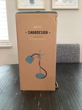 West Elm Industrial Lamp Pale Blue Open Box N...