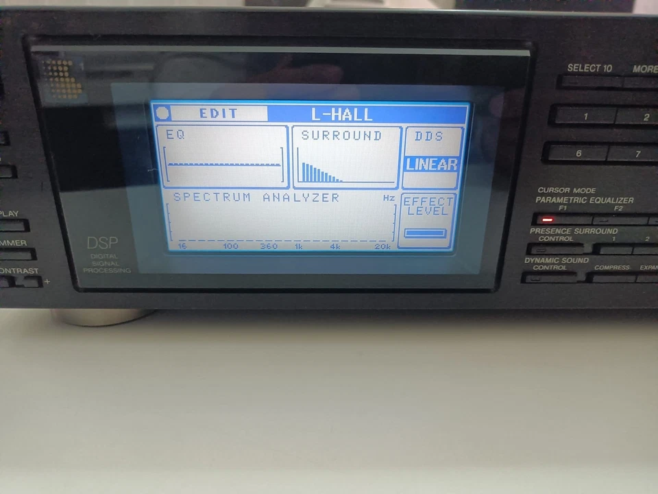 Sony SDP-D905 Surround Sound Processor Si Accende Non Testato. - Imagen 3 de 4