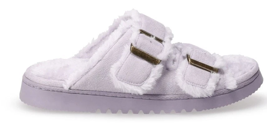Women's Sonoma Goods For Life Norna 2 Band Faux Fur Sandal