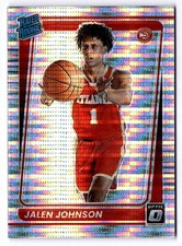 2021-22 Donruss Optic Target Exclusive SP Silver Pulsar Prizm Jalen Johnson RC
