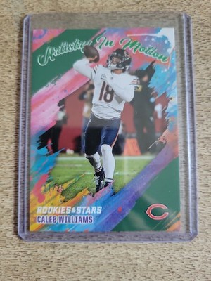 2025 Panini Rookies & Stars Artistry In Motion Caleb Williams /25 Chicago Bears