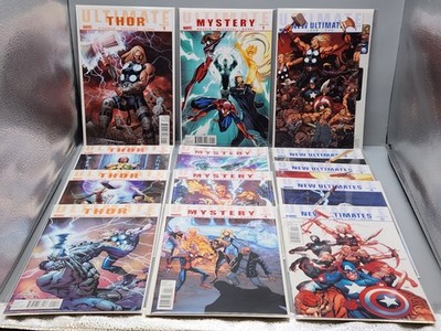 Marvel Ultimate 3 Complete 2010 Series (Thor, Mystery, New Ultimates) Lot Of 13