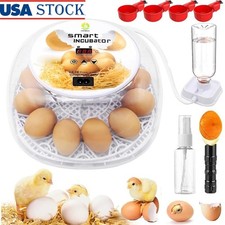 12-24 Egg Incubator Automatic with Automatic Egg Turning and Humidity Control