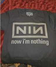Nine Inch Nails Now I'm Nothing Spotify Wrap Shirt LARGE NIN Trent Reznor NEW 