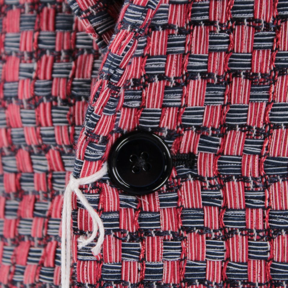 Abrigo deportivo Belvest nuevo con etiquetas mezcla de algodón talla 50R (40R EE. UU.) en rojo, blanco y azul Foto 2 de 4