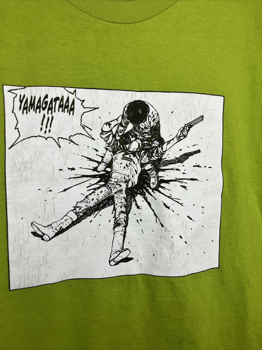 Very Rare Supreme Akira Collab Lime Green YAMAGATAAA!!! Shirt