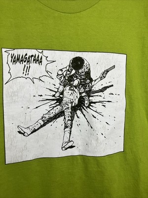 Very Rare Supreme Akira Collab Lime Green YAMAGATAAA!!! Shirt