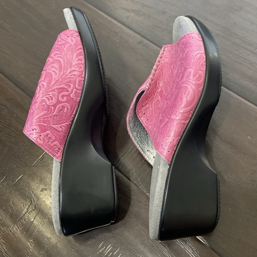Alegria Mujer 38 Sandalias Confort Sin Cordones Sasha SAS-692 Rosa Cuero Slides 7.5 - Imagen 12 de 15