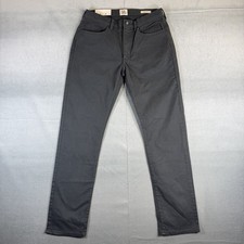 Flint  Tinder Pants Mens 30x30 Gray Slim Fit Stretch Huckberry NWT