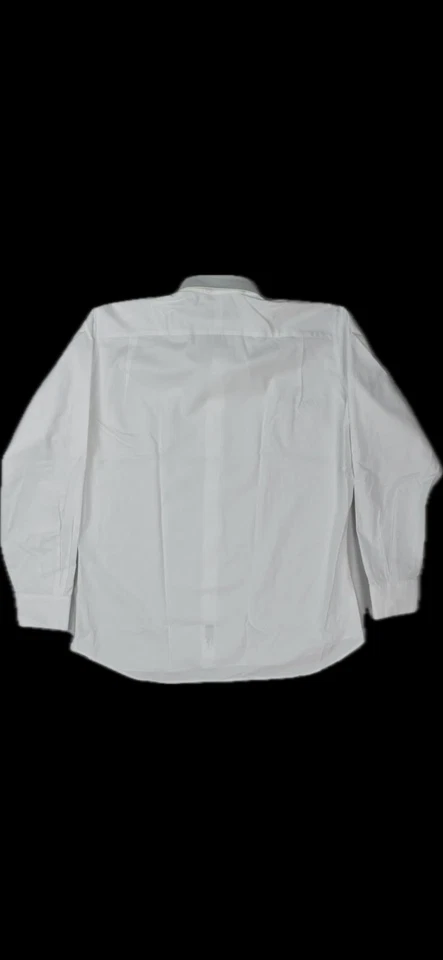 Oxxford 服装男式棉正装衬衫 17.5 完好手工定制美国 — 第 2/3 张图片