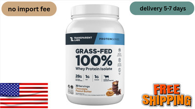 Transparent Labs Grass-Fed Whey Protein Isolate - 30 Servings, Chocolate Peanut 
