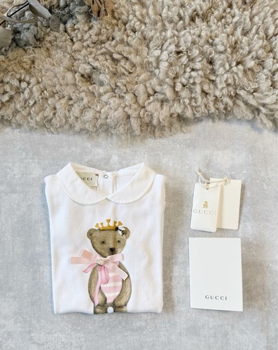GUCCI Baby Romper Bear Pattern 9 12M (70 80cm) Baby Clothes Children s Clothing - Picture 11 of 12