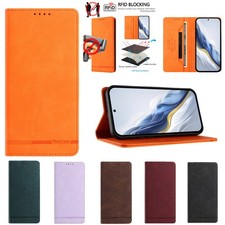 For Motorola Moto "All"Series Magnetic Leather Flip Stand Card Wallet Case Cover