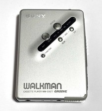 SONY Walkman WM-EX677 SIL Portable Cassette Player Unit Only Serviced  Working