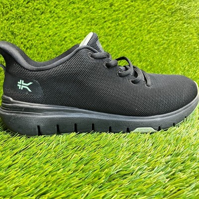 Kuru Flex Via Womens Size 9.5 Jet Black Athletic Running Walking Shoes Sneakers