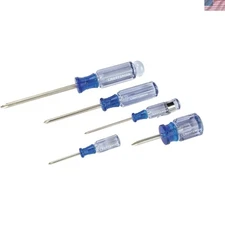 5-Piece Phillips Screwdriver Set with Heat-Treated Alloy Steel - Durable Tools