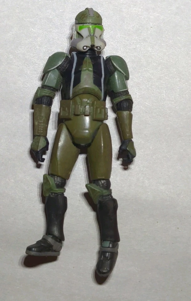 Lote de 5 figuras de acción Star Wars 2004 3,75 Wookie Warrior, Gree, Shock Trooper Foto 3 de 4
