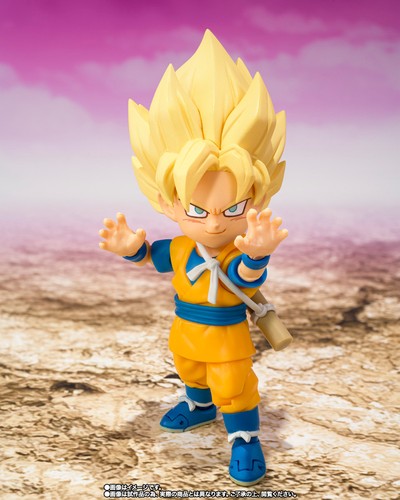 EN STOCK Bandai S.H.Figuarts SHF Dragon Ball Super Saiyan Goku Mini Daima - Imagen 7 de 12