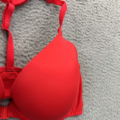 Pink Bra 32DD Push Up Bra Wear Everywhere Push-Up Victoria Secret Racerback - Picture 3 of 9