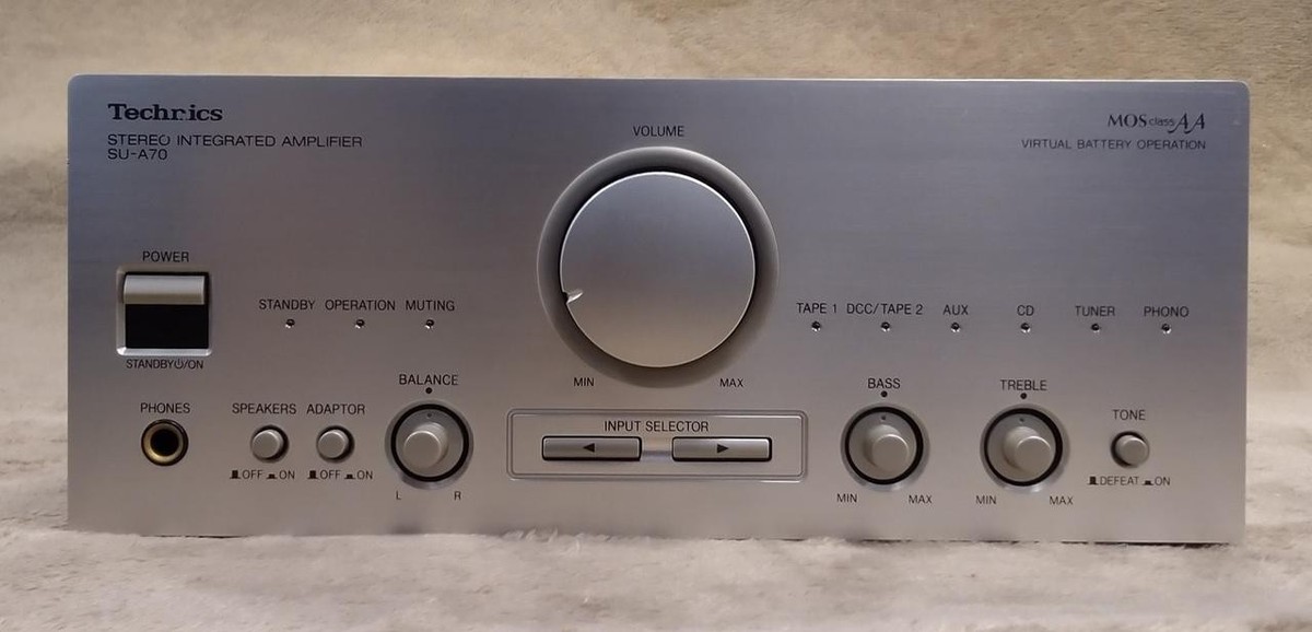 TECHNICS Integrated Amplifier SU-A70 High-End Amplifie Silver