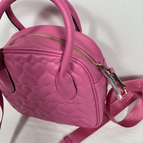 Borsa a tracolla Juicy Couture rosa Bowler direttamente dal cuore nuova con etichetta - Foto 6 di 10