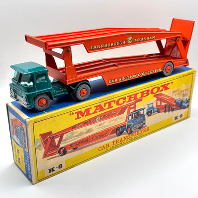 Matchbox King Size K-8 Car Transporter in Original Box - 1960s