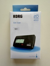 Korg GA-1 Solo Guitar Bass Tuner Brand New In Box Chromatic Mic Input