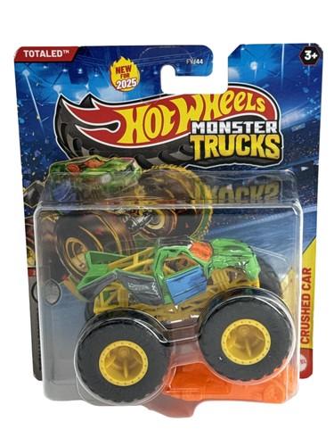 Hot Wheels Monster Trucks Totaled Totally Tooned 1:64 Diecast Crushed Car