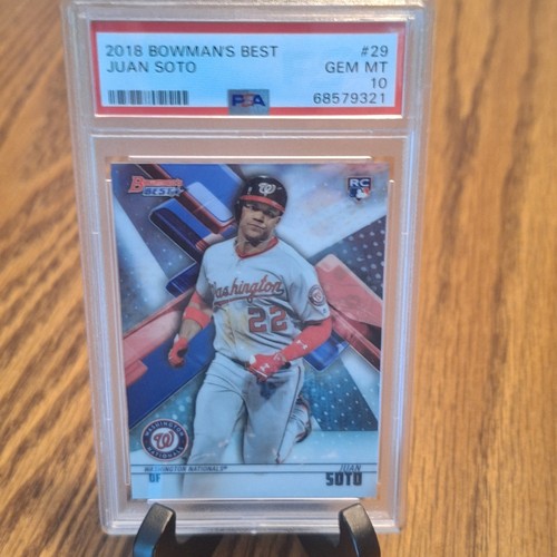 2018 Bowman's Best #29 Juan Soto  PSA10  Gem MT 