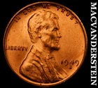 1949-S Lincoln Wheat Cent - Red Choice Gem Brilliant Unc  No Reserve  #i5942