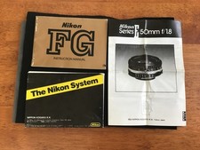 NIKON FG INSTRUCTION User Manual