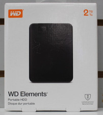 Western Digital WD Elements 2TB USB 3.0 Portable External Hard Drive - Blac