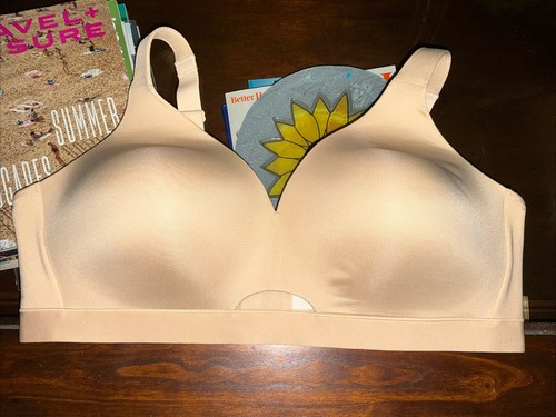 NUEVO $48 Cacique LANE BRYANT COMFORT BLISS LIGERAMENTE FORRADO NOWIRE BRA46D CAFÉ MOCHA - Imagen 6 de 11