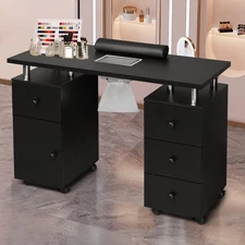 Manicure Table Nail Desk Technician Workstation Nail Art Equipment for Nail Tech