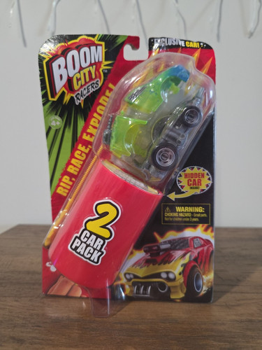 Boom City Racers 2 Pack Exclusive Car Hot Tamale! X + A Surprise Mystery Car NEW