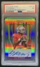 2023 Leaf Vivid C.J. Stroud Technicolor Auto Prismatic Gray RC Rookie #/9 PSA 7