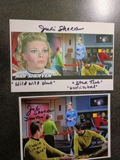 JUDI SHERVEN As NURSE 2 Hand Signed Autograph 4X6 Photo S - STAR TREK (1967)