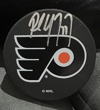 Paul Coffey Signed Hockey Puck Philadelphia Flyers Oilers Auto