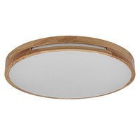 Led Deckenleuchte Holz Osram 3000K Click-Dim Ø39Cm BüRo Deckenlampe Schlafzimmer