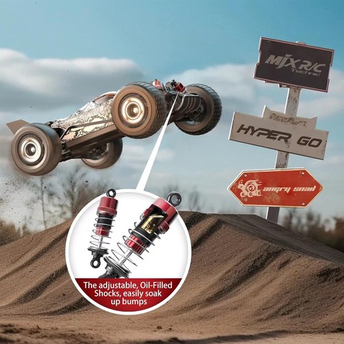MJX RC HYPER GO H16PL 1/16 RTR Brushless 4WD RC Buggy WITH 2 BODIES - Picture 7 of 10